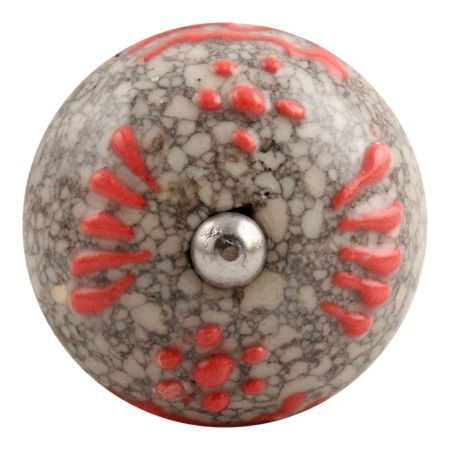 Pink Floral Crackle Ceramic Wine Stopper 